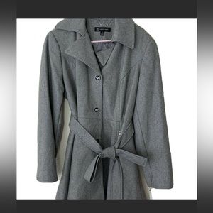 INC International Concepts XL Wool Coat Skirted Jacket